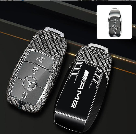 Suitable For Mercedes-benz Carbon Fiber And Amg Metal Car Key