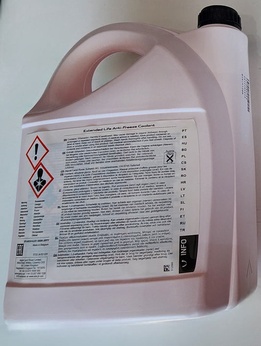 For 2007-2020 Jaguar and Landrover XK Coolant Antifreeze Genuine 5L