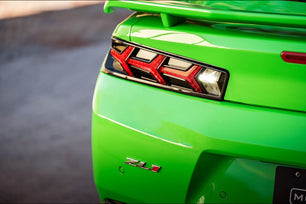 LED Taillights (Red), Plug and Play Housing Upgrade, fits 2016-2018 Chevrolet Camaro, DOT Approved Complete Assembly, LED Sequential Turn Signals, Brake, Reverse Lights (1x LF400) 2peace left & Right