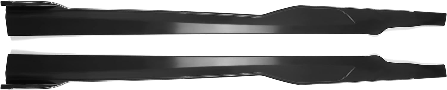 Side Skirts Compatible with 2015-2023 Dodge Charger SRT Daytona Scat Pack R/T 392 GT Rocker Panels Extension ABS Unpainted Black Pair