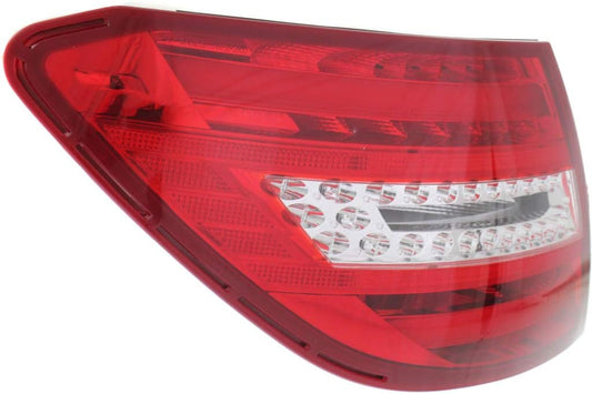 For Mercedes-Benz C250/C63 AMG 2012-2015 Taillight Assembly Driver Side, LED, Clear & Red Lens, Coupe/Sedan