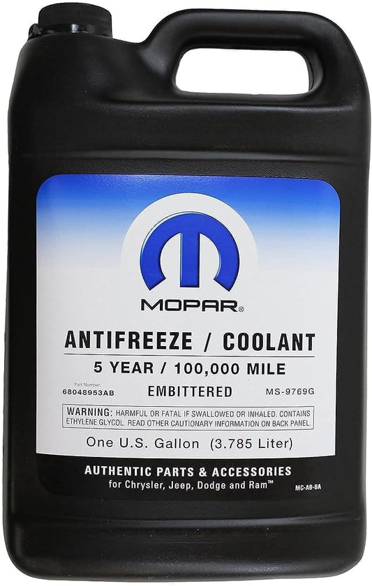 Genuine Mopar  Antifreeze/Coolant - 1 Gallon Bottle / 5years