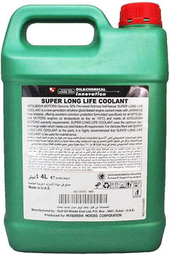 Genuine Mitsubishi Motors Super Long Life Car Coolant/Antifreeze 30% Pre-Mixed - 4 Liters