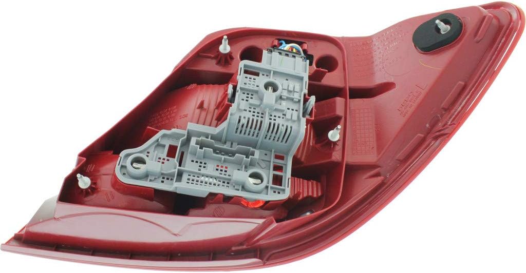 For Mercedes-Benz C250/C63 AMG 2012-2015 Taillight Assembly Driver Side, LED, Clear & Red Lens, Coupe/Sedan