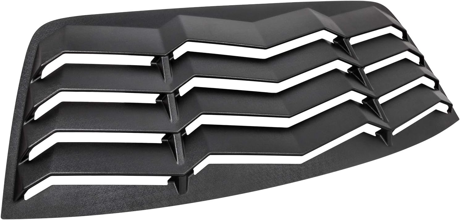 Rear Window Louvers for Dodge Challenger 2008-2023 Windshield Sunshade Cover Vent GT Lambo Style