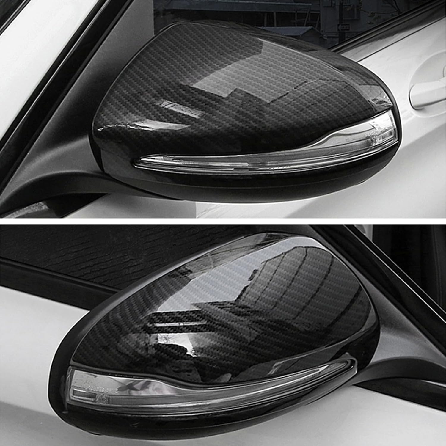 MERCEDES BENZ C/E/S/G/GLS/GLE-CLASS REPLACEMENT CARBON FIBRE MIRROR COVERS 2peace