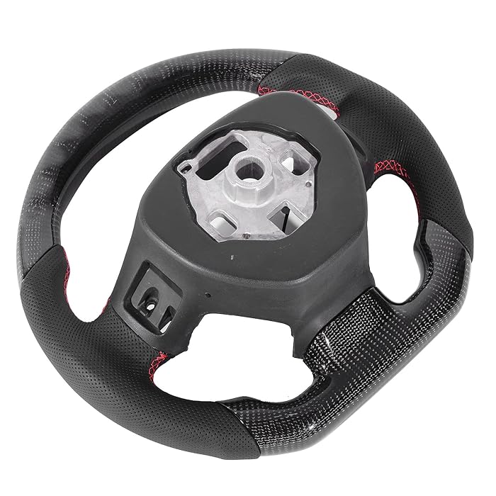 Steering Wheel LED Performance Carbon Fiber Steering Wheel LED Race Digital Display Fit for Corvette C7 2014‑2019