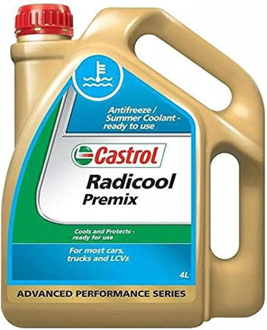 Castrol Radi Cool Premix Summer Coolant and Antifreeze (4L)