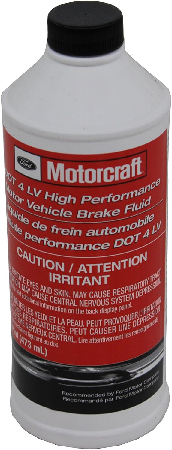 Genuine Ford Fluid PM-20 DOT-4 LV High Performance Motor Vehicle Brake Fluid - 16 oz.