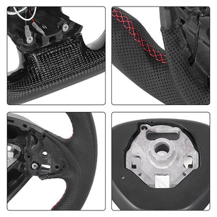 Steering Wheel LED Performance Carbon Fiber Steering Wheel LED Race Digital Display Fit for Corvette C7 2014‑2019