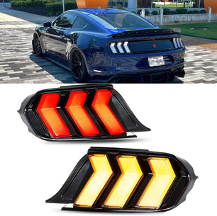 LED Taillights For Ford Mustang 2015-2022 (6 Lighting Modes)