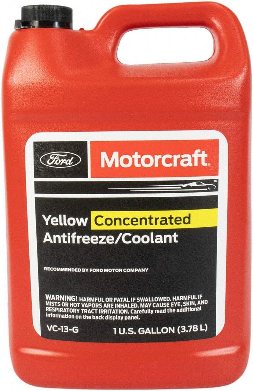 Ford Genuine Ford Fluid VC-13DL-G Yellow Pre-Diluted Antifreeze/Coolant - 1 Gallon