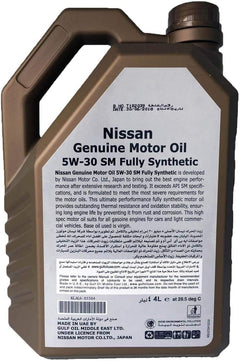 NISSAN MOTOR OIL 5W-30 SM (4 Litre) 10000 KM