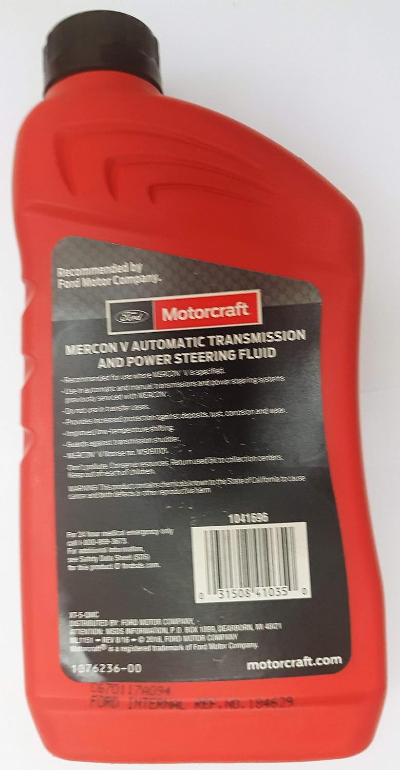 Mercon V - Genuine Motorcraft Transmission & Power Steering Fluid 946Milliliter