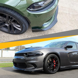 Front Bumper Lip Compatible for 2015-2023 Dodge Charger SRT and Hellcat