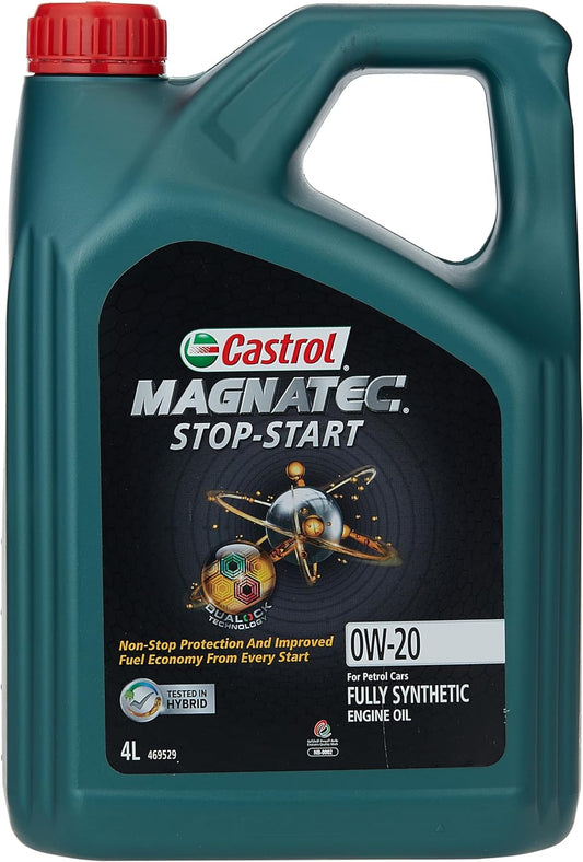 Castrol 0W20 Magnetic Stop/Start Engine Oil 4 Litre