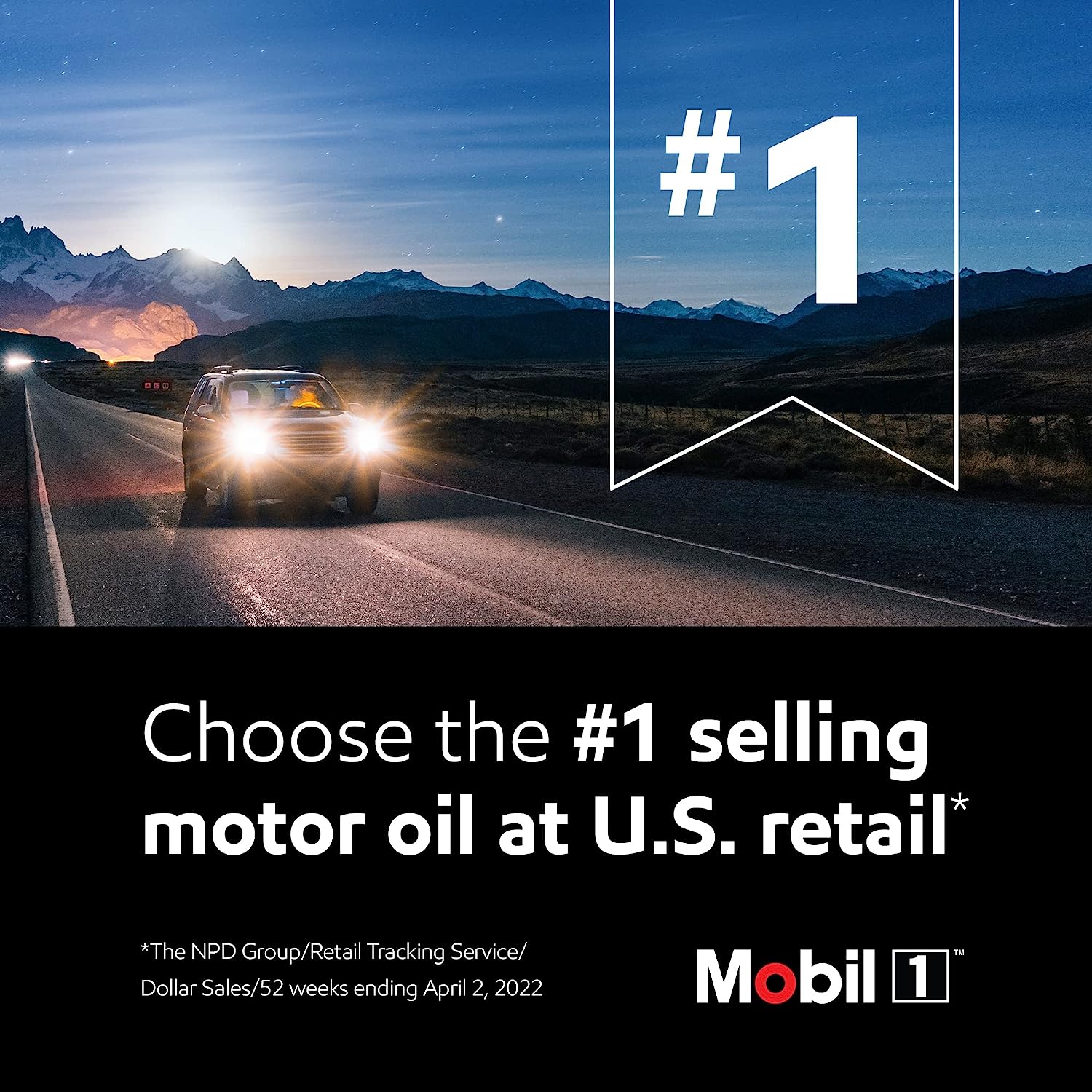 Mobil 1 (120768 High Mileage 5W-20 Motor Oil - 5 Quart