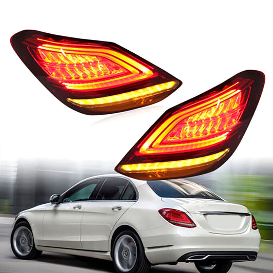 for Mercedes-Benz C300 W205 Tail Light Assembly 2014-2021 Driver & Passenger Side 2peace